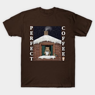 Coffee & Cat - Perfect Coffee T-Shirt